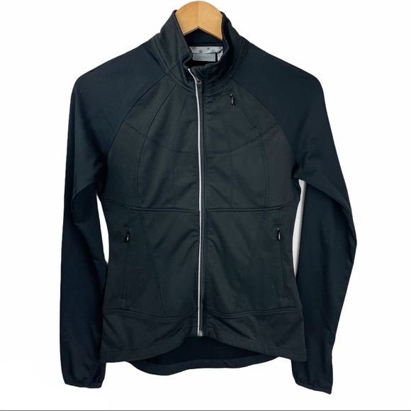 Athleta Black Twilight Running Full Zip Jacket - Picture 1 of 12